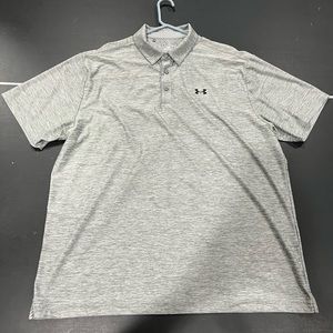 Under Armour mens heat gear golf polo size XXL gray